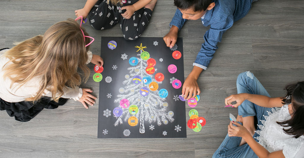 My Kindness Calendar: Christmas Advent Calendar that teaches kids about kindness and giving back; reusable wall decal, reusable Advent Calendar for an annual Christmas tradition.